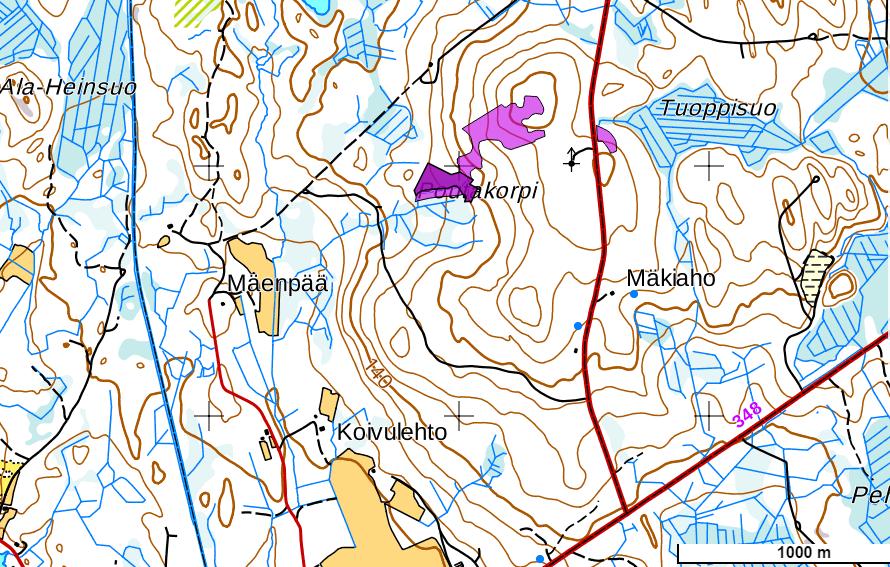 62 Kohde 5. 5 (20) Sijainti: Mänttä-Vilppula, Kolho Koordinaatit: 6896021 371042 Istutettu puulaji: Mänty 2200 kpl/ha, koneistutus Koko: 1.