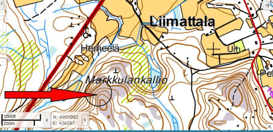 lähestymiskartta Karttaliite