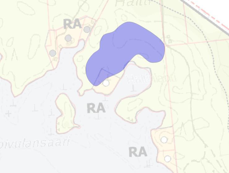 15 lisääntymis- tai levähdyspaikka sijoittuu kaavassa osoitetuille rakennuspaikoille tai muuten M-alueiden ulkopuolelle suositellaan niiden merkitsemistä kaavaan.