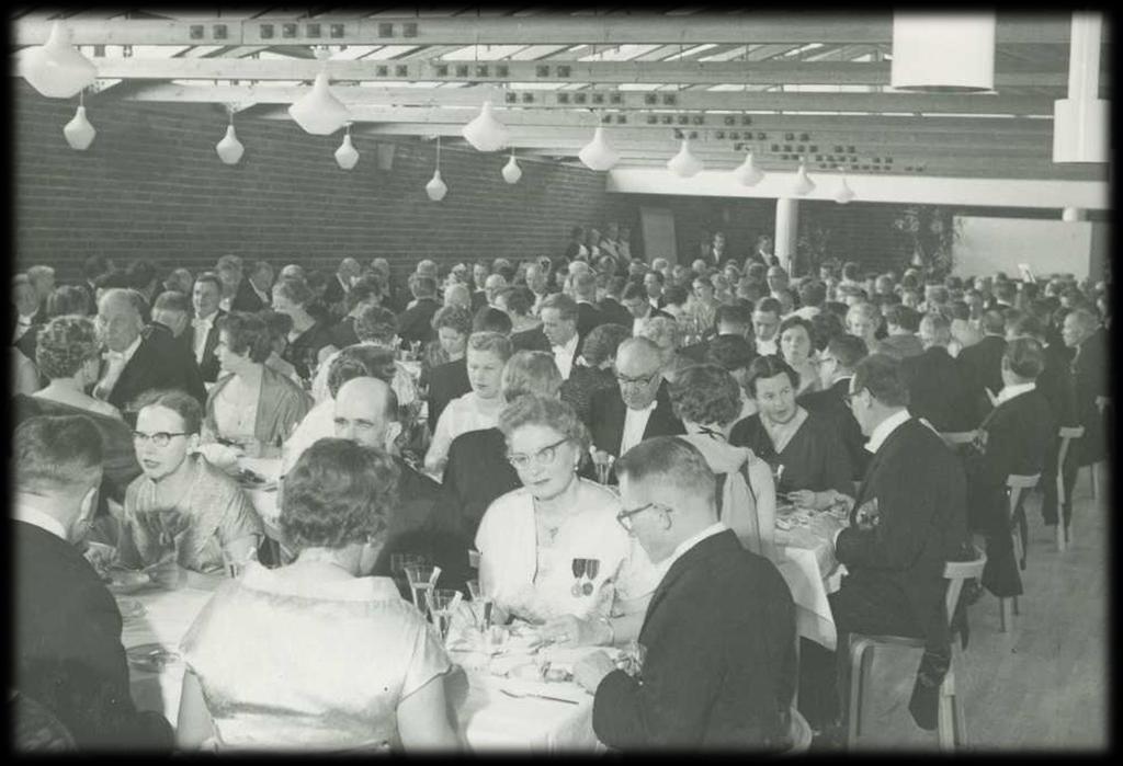 JKK:n rakennusten vihkiäiset vuonna 1959 Ylioppilaskunnan 25-vuotisjuhlat sekä