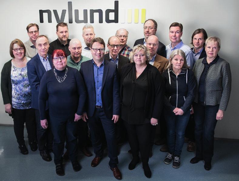 Perustettu: 1932 Liikevaihto: 11 M Henkilöstö: 20 Suomalainen perheyritys Toimipaikka: Kirkkonummi Me olemme Nylund Nylund tuntee valon, tiedonsiirron, sähkön hallinnan ja nesteiden annostelun myös