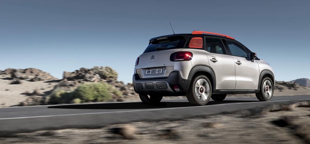 UUDEN SUKUPOLVEN KOMPAKTI SUV CITROËN C3 AIRCROSS eroaa kompakteista SUV-malleista vahvan, yksilöllisen ja raikkaan olemuksensa ansiosta.