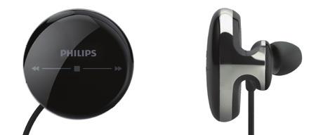 7 Kosketusherkkien Philips Tapster Bluetooth -stereokuulokkeiden käyttäminen Vihje Kuulokkeiden kosketusherkät alueet ovat käytössä vain silloin, kun kuulokkeet ovat korvissa.