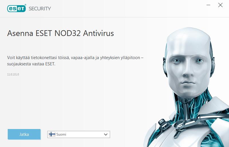 2. Asennus Tuotteen ESET NOD32 Antivirus asentamiseen on monia eri tapoja. Asennustavat saattavat vaihdella maan ja jakelutavan mukaan: Live-asennusohjelma voidaan ladata ESETin verkkosivustosta.