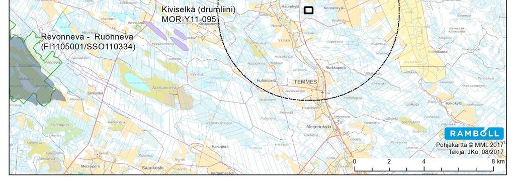 Kasvillisuus- ja luontotyyppiselvityksen maastotyöt on tehty heinäkuussa 2017.
