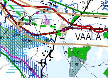 Vaalankurkun alueelle ei ole osoitettu toimintoja, mutta alue sijoittuu maaseudun kehittämisen kohdealueelle Oulu-Kajaani-Vartius, matkailun vetovoimavyöhykkeelle ja