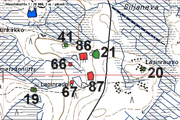 75 RAAHE 87 KAUNIINMETSÄNNIITTY W 4 Löydöt: kivikautinen asuinpaikka 2441 07 KETUNPERÄ x: 7159 99 y: 2528 58 z: 63 ±1 m p: 7162 04 i: 3384 61 Jussila T 2006 inventointi KM 36162, saviastian paloja,