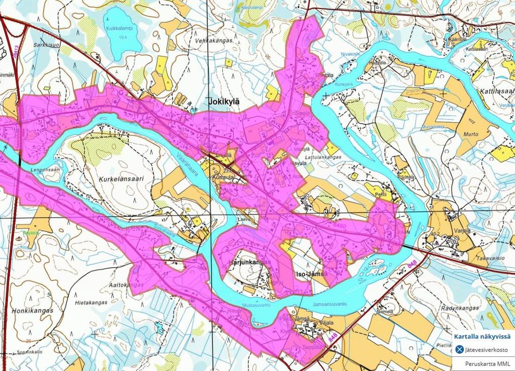 Jokikylän Jokimutkan viemäriosuuskunta vastaa sekä kiinteistöille johtavien linjojen että runkolinjojen toiminnasta vuoteen 2020 saakka.