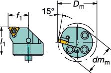 CoroTurn T-Max U-Lock /Twin-Lock nternal threading T-MAX U-Lock /Twin-Lock sisäpuolinen kierresorvaus T-Max U-Lock Teräpää sisäkierteiden sorvaukseen Ruuvikiinnitys R566.