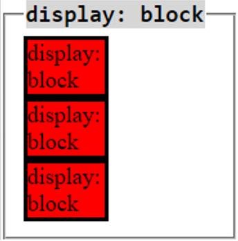 elementtien sallitaan asemoitua elementin eteen tai jälkeen o display: