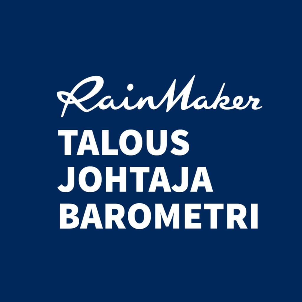 RAINMAKER BAROMETRIT MYYNTI HR TALOUS Rainmaker Myyntibarometri selvittää johdon näkemyksiä myynnin