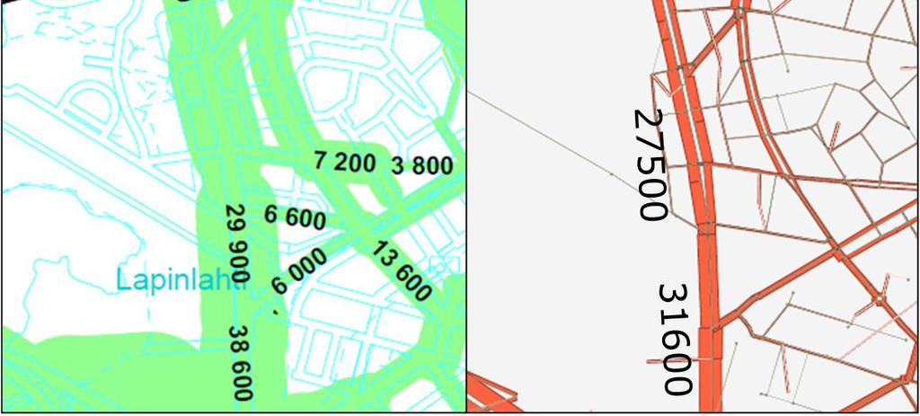 Vuoden 2035 ennustetta laadittaessa on otettu huomioon ne joukkoliikenteen, autoliikenteen ja kevyen liikenteen kehittämishankkeet, jotka Helsingin kaupunki, muut seudun kunnat ja HSL ovat HLJ 2012