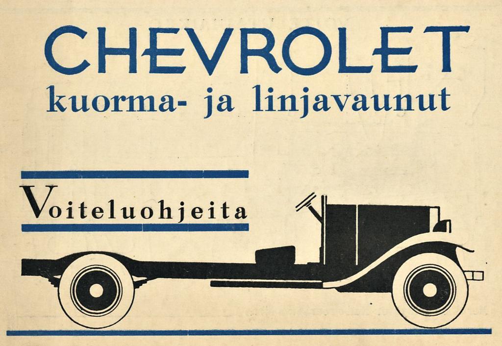 CHEVROLET kuorma- ja