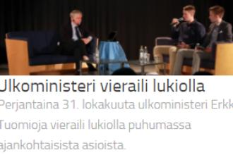 Päätoimittajan taival Aliisa Rantasen tarina Aliisa Rantanen aloitti Järjessä toimittajana vuoden 2014 lopussa ohjaavan opettajan, Marjaana Svalan innostamana.