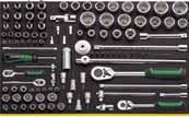 0 TCS xö Porsche työkalulajitelma 228 työkalua, TCS alustassa (Tool Control System kts. s. 64-79), x/3, x2/3 ja 5x3/3 alustat 6:aan laatikkoon (Nro 9P alustat 3:aan laatikkoon).