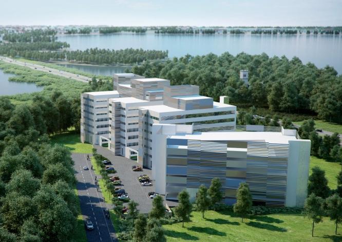 Derby Business Park, Espoo Moderni kestävän kehityksen kohde: A-energialuokka Haettu arvostettua Leed Gold -sertifikaattia SRV:n kehittämä toimitilahanke Espoon Perkkaalla rajoittuu Turun