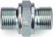 BSP Nipat + BSP hatut ja tulpat BSP Kaksoisnippa, Ulkokierre 5973 610 202 1/8 BSP X 1/8 BSP 5973 610 404 1/4 BSP X 1/4 BSP 5973 610 606 3/8 BSP X 3/8 BSP 5973 610 808 1/2 BSP X 1/2 BSP 5973 611
