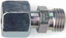 DIN 2353 Putkiliittimet Malli Ø 8 mm putkesta Ø 6 mm putkelle HUOM!