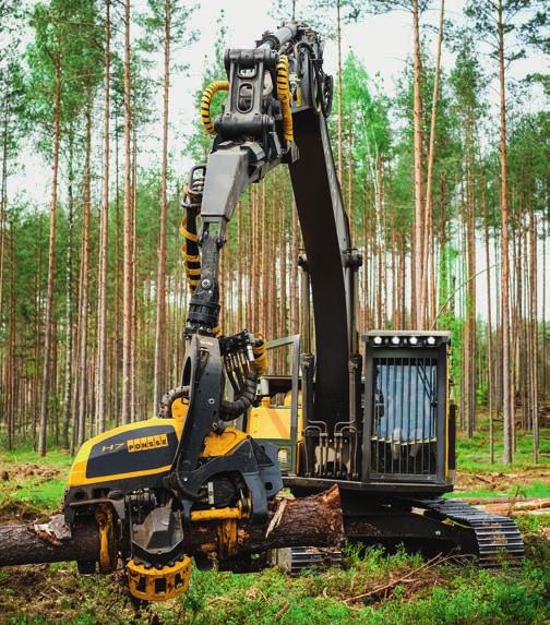 26 HARVESTERIPÄÄT 27 PONSSE H5 PONSSE harvesteripäämallisto kattaa puunkorjuun tarpeet energiapuun korjuusta aina järeisiin uudistushakkuisiin.