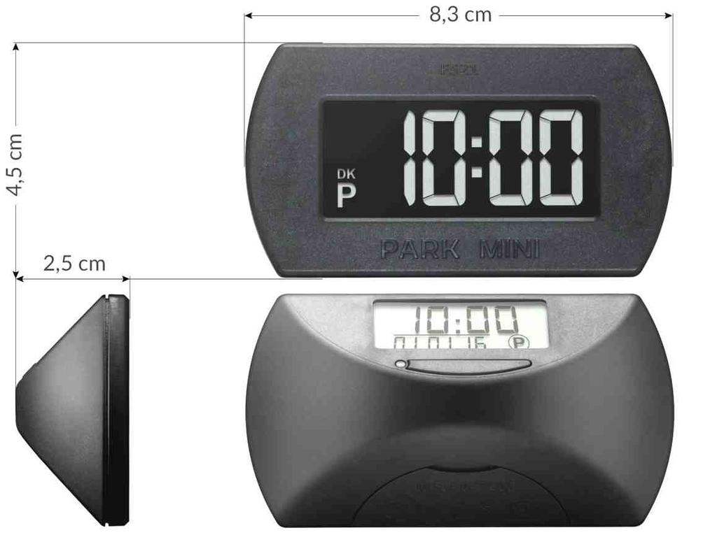 Uusi NEEDIT Park Mini Black on markkinoiden pienin pysäköintikiekko. Kaikki samat NEEDIT hienoudet vain 83mm x 25mm koossa.