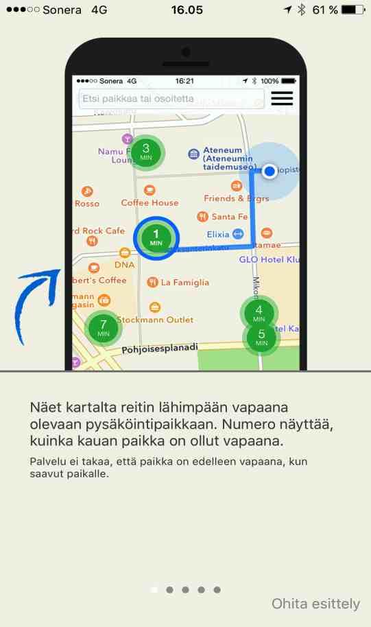 Mobile App sovellus näyttää vapautuvat NEEDIT käyttäjien