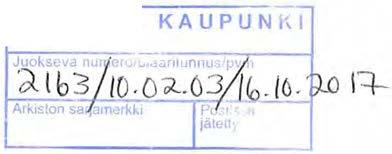 \ - -.. '!. ' ( ). Imatran Seudun Kalevalaiset Ry HUOMAUTUS 16.10.