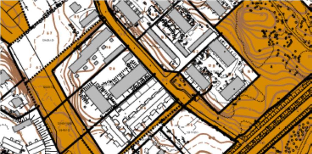 Ympäristövirasto maankäyttöosasto kaavoitus 5.3.2015 sivu 5/7 Maanomistus Ote maanomistuskartasta. Alueen sijainti on osoitettu kartassa punaisella ympyrällä (kartta ei ole mittakaavassa).