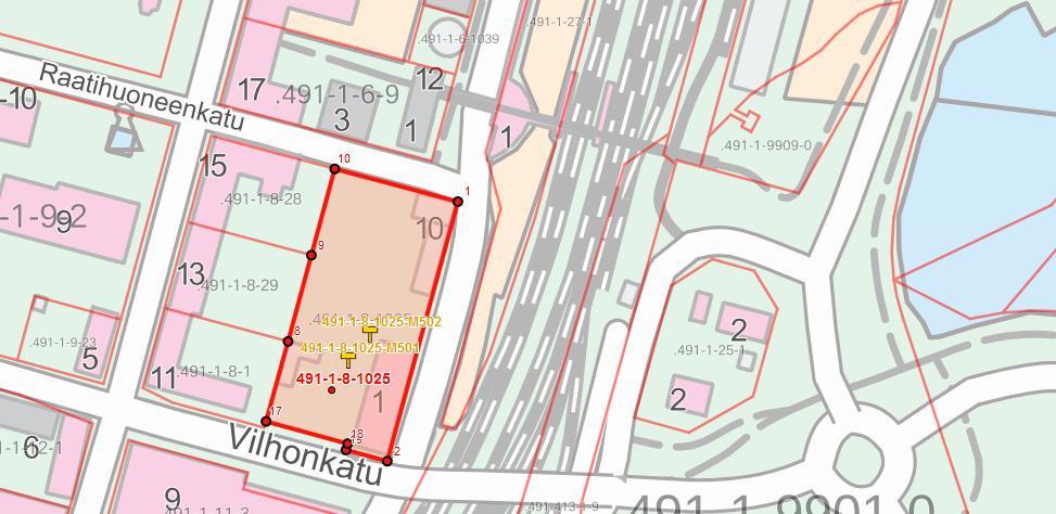 KIINTEISTÖ- JA KAAVATIEDOT, AJANTASA-ASEMAKAAVA NEWSEC VALUATION OY 6 Kaavoitus ja pysäköinti Voimassa olevassa asemakaavassa tontti on merkitty asuin-, liike- ja toimistorakennusten