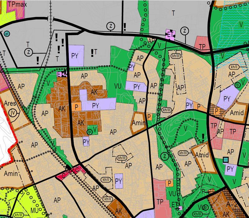 Yleiskaava Järvenpään kaupungin yleiskaavassa 2020 (kv 9.8.2004 64) alue on merkitty urheilu- ja virkistyspalveluiden alueeksi (VU), jonka poikki kulkee ulkoilureitti (palloviiva).