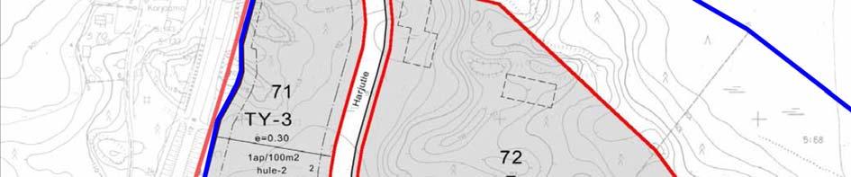 1) Korttelin 71 tonttien 1 ja 2 sekä Rahtitien