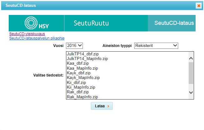 SeutuCD-aineistot saatavilla sekä