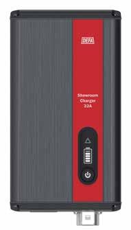 Tuotteet - Showroom-akkulaturi ShowroomCharger 32A DEFA Showroom Charger 32A perustuu uusimpaan switchmodeteknologiaan ja on latauspiiriltään galvaanisesti erotettu.