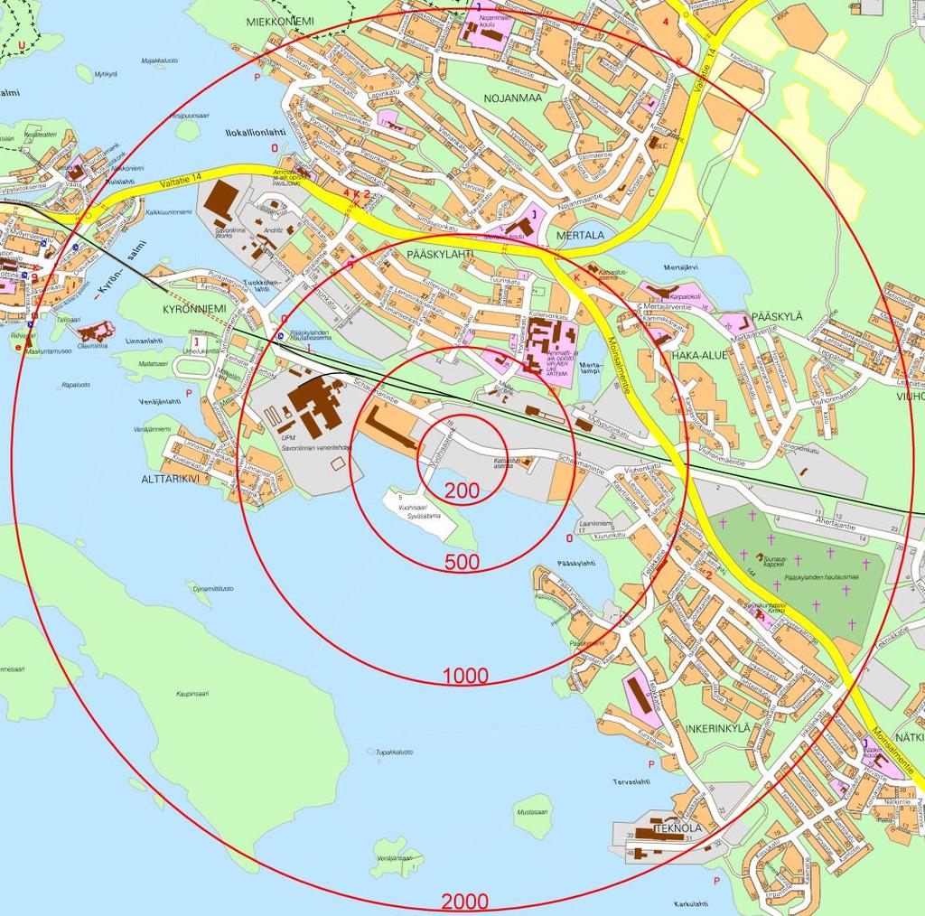 NOJANMAAN KOULU MIEKKONIEMEN PÄIVÄKOTI MERTALAN KOULU KARPALOKOTI TOUHULA SAMI KAAVAMUUTOSALUE