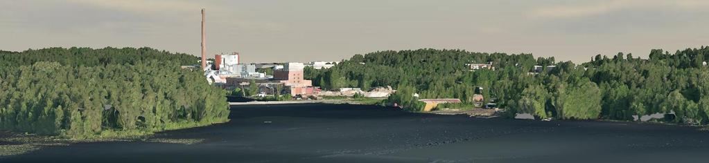KAAVAMUUTOSALUE YVA:ssa arvioitu vaikutusalue maisemaan, rajatuilta alueilta on suora