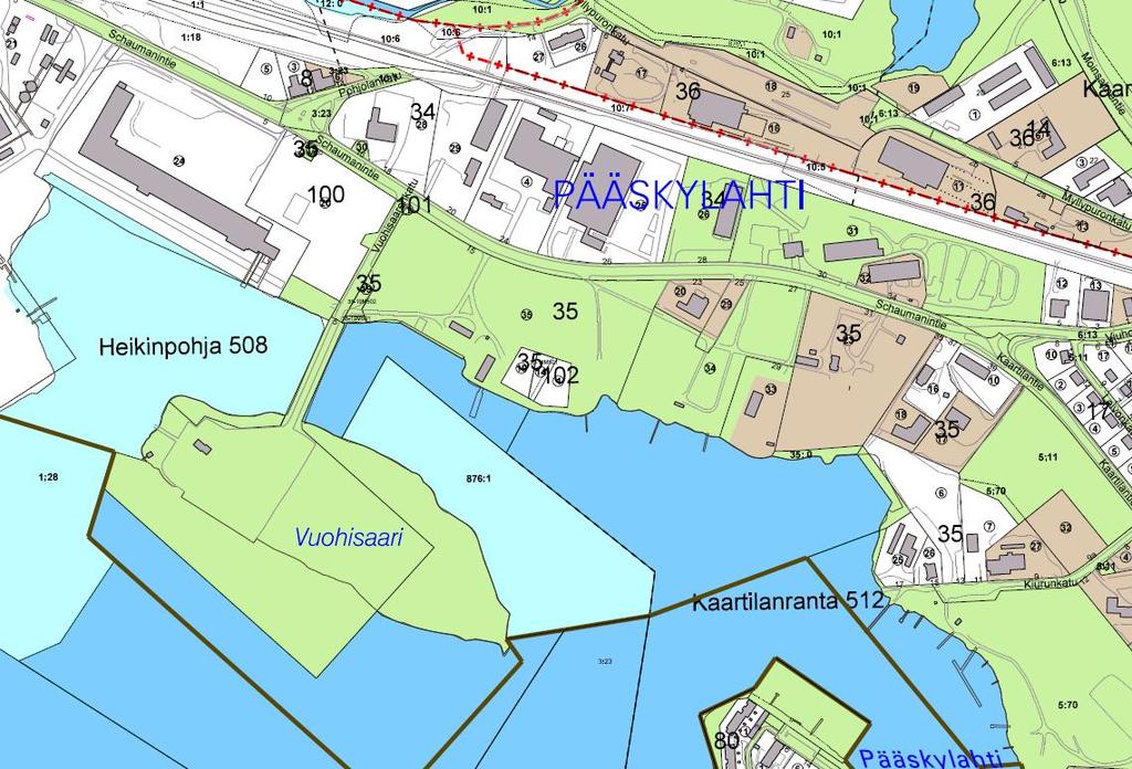 Kaavamerkinnän muutoksella ei ole vaikutusta Yritystalo Schaumanissa toimiviin yrityksiin.