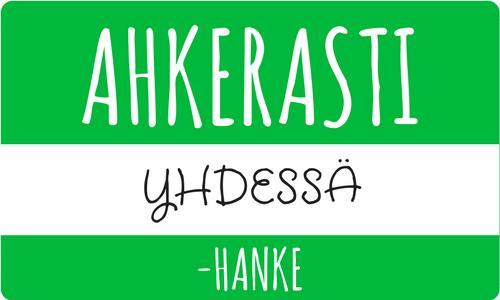 Karhuseudun uusi ESR-hanke - nyt tehdään Ahkerasti yhdessä!