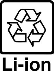 13. Laitteen kierrätysohje Litium-ioniakku Kun laitteen elinkaari on lopussa, koko laite on kierrätettävissä. Älä avaa itse laitetta tai koita poistaa akkuyksikköä.