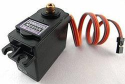 23 Kuva 9. TowerPro MG996R servomoottori. (TowerPron www-sivut) 5.1.4 Servo-ohjaimen valinta Servo-ohjaimeksi valittiin koulun laboratoriosta löytyvä Arduino Nano ATmega328.