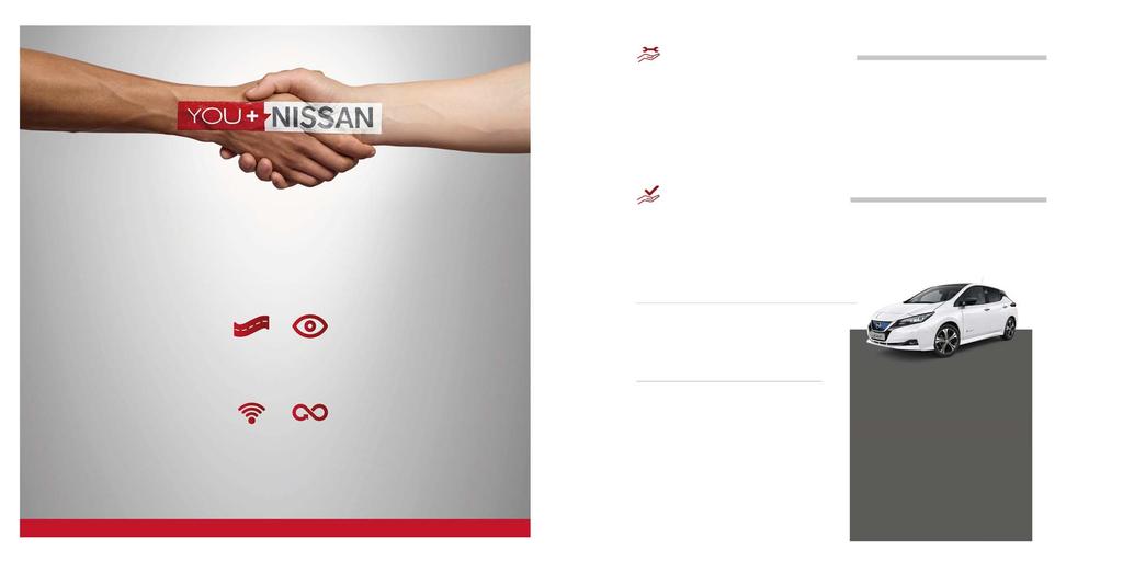 NISSAN HUOLTOSOPIMUS NISSAN HUOLTOSOPIMUS on paras tapa tarjota uudelle Nissan LEAFille sen arvoista huoltoa!