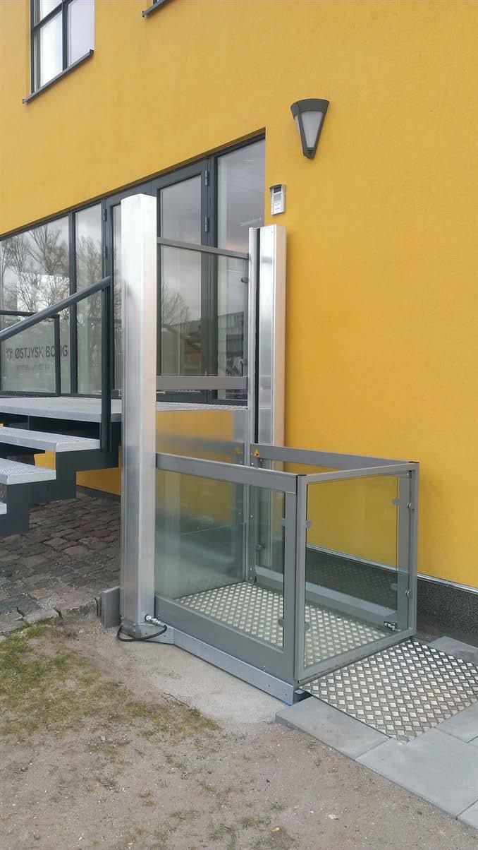 Stepless -tasonostimet Guldmann Stepless -tasonostimen avulla esimerkiksi pyörätuolia käyttävä henkilö voi siirtyä vaivattomasti tasolta toiselle.