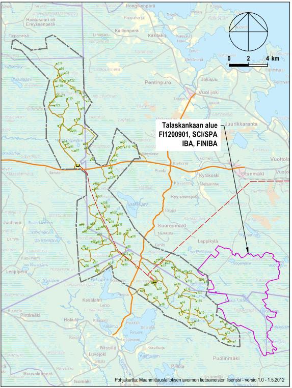 1 16UEC146 1 JOHDANTO Osana Metsähallituksen Laatumaan Piiparinmäki-Lammaslamminkankaan tuulivoimapuistohankkeen YVA-menettelyä on laadittu luonnonsuojelulain 65 :n mukainen Natura-arviointi koskien