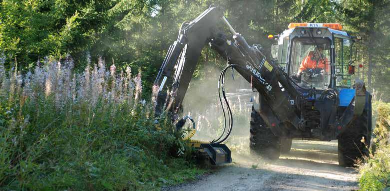 Hydraulinen ketjumurskainpää Tehokkaat ketjumurskainpäät työntekoon hankalassa maastossa Trejon Optimal hydraulisia murskainpäitä on saatavana kahta ei kokoa ja ne sopivat hankalassa maastossa