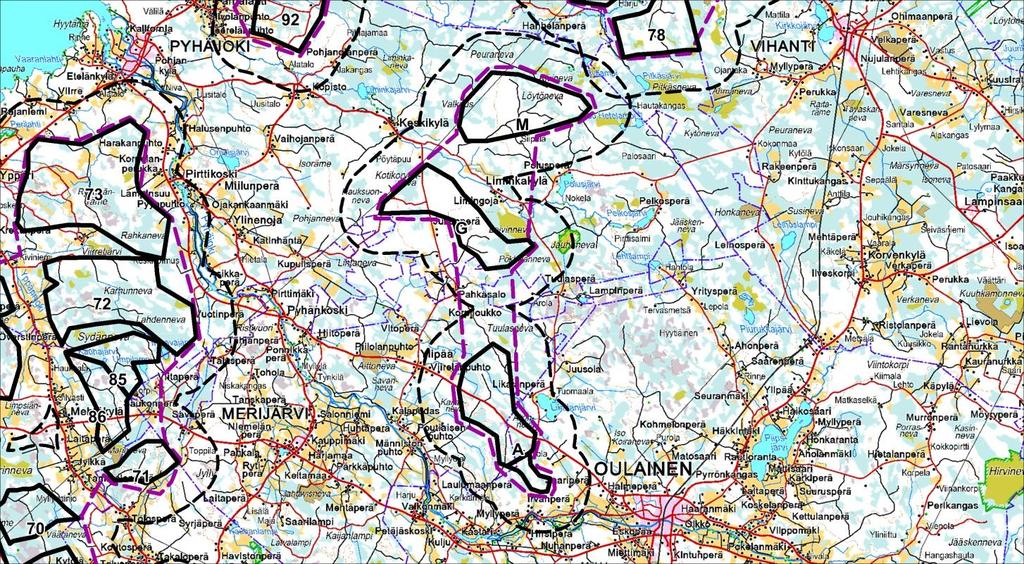 Luokitteluperusteet Kohde G on luokiteltu A/B luokkaan keskimääräisten teknistaloudellisten ominaisuuksiensa vuoksi ja vähäisen lähiasutuksen määrän vuoksi.