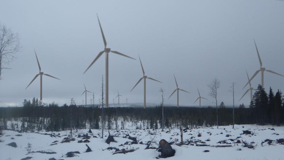 Kuva 1. Kuvasovite: näkymä Salmelan alueelta kohti Hukkavaaraa ja kohteita 50 ja 51. Kuva 2. Eteläpuolelta avautuu tienvarren puuston takaa näkymä Hukkuvaaralla sijaitsevalle kohteelle 51.