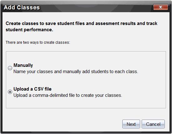 Luokkien lisääminen CSV-latauksella CSV-latauksella voit lisätä luokkia ja tuoda opiskelijaryhmän oppitunnille.