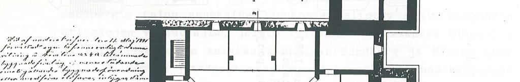 pohjapiirustukset 1896 arkkitehti F.L. Calonius Yllä 2. ja 3.