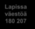 % väestöstä Itä-Lappi 1,0 % Salla 1,1 % Pello 1,3 % 338 282