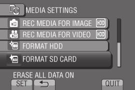 - Panasonic - TOSHIBA - SanDisk - ATP Videon tallennus: Luokan 4 tai suuremman kanssa yhteensopiva microsdhc-kortti (4 8 Gt) Yksittäiskuvien tallennus: microsd-kortti (256 Mt 2 Gt) tai
