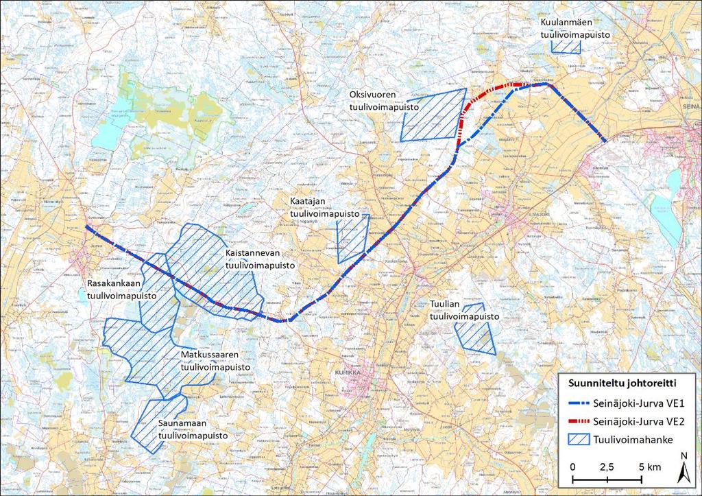 70 (172) Kalistanevan 36 tuulivoimalan osayleiskaava on valmistunut ja hyväksytty Kurikan kaupunginvaltuustossa 31.10.2016. Päätöksestä on valitettu, ja asia on Vaasan hallinto-oikeuden käsiteltävänä.