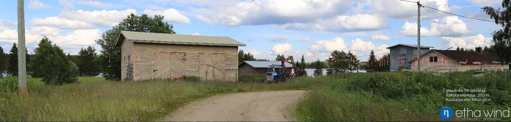 8 (17) Kuva 12. Panoraama Mourujärveltä Suomelan kohdalta. Panoraaman arvioitu näkökenttä 85.7. Etäisyys lähimmille voimaloille noin 5 km.